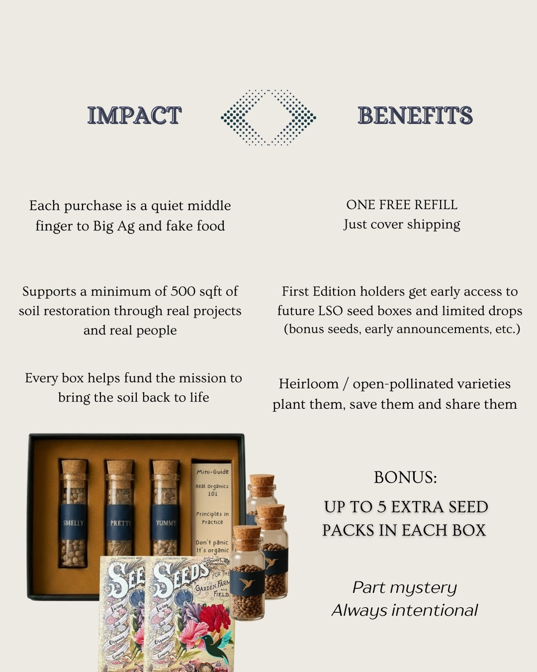 First Edition Collector's Seed Box